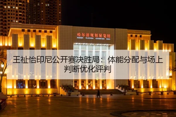 王祉怡印尼公开赛决胜局：体能分配与场上判断优化评判